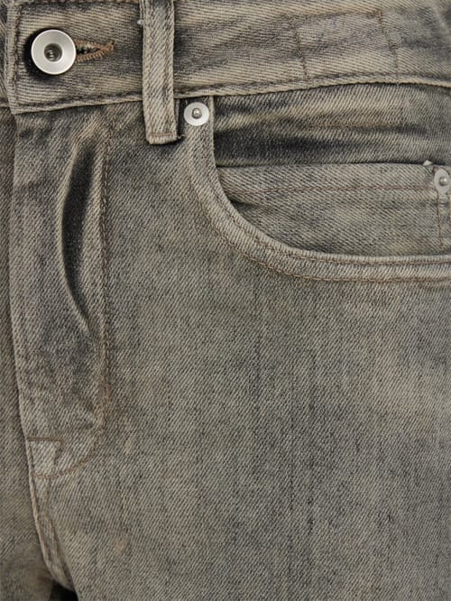 Rick Owens DRKSHDW: denim-hosen - nebel