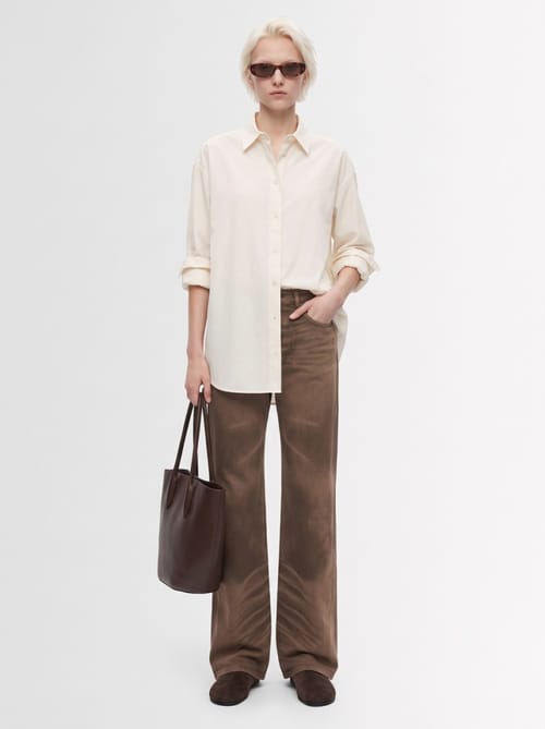 Giuseppe Di Morabito: Flared cotton five-pocket pants