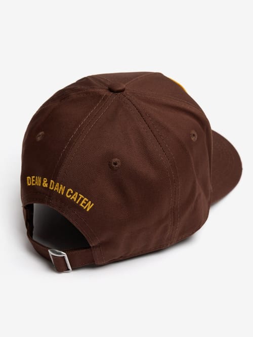 Dsquared2: Patch canvas baseball hat