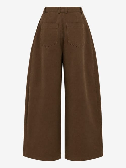 LA PISCINE: Pence wide pants