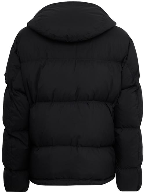Stone Island: 可拆卸帽子的尼龙羽绒服