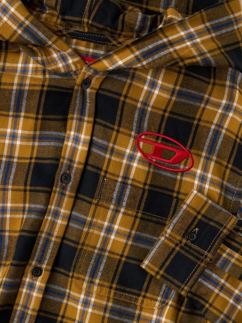 Diesel Kids: Plaid cotton shirt