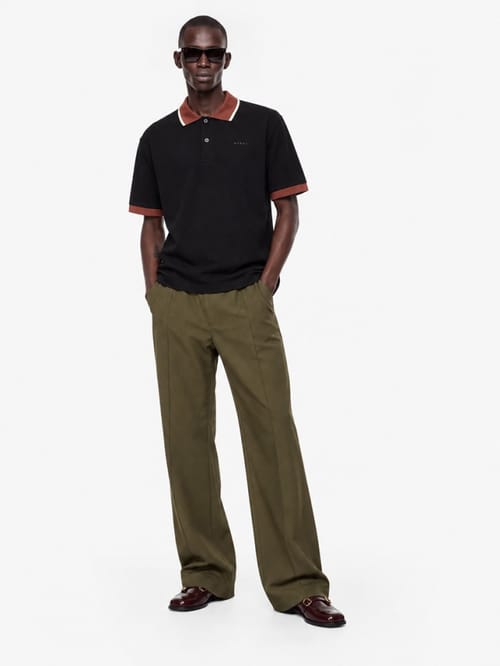 Marni: Cotton long-sleeve polo shirt