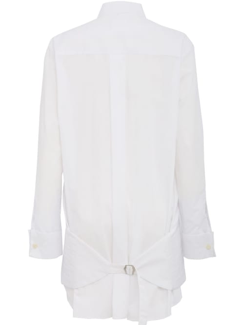 Sacai: 波普林裙