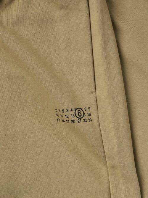 MM6 Maison Margiela: Printed cotton crewneck sweatshirt