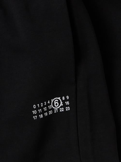 MM6 Maison Margiela: Printed cotton crewneck sweatshirt