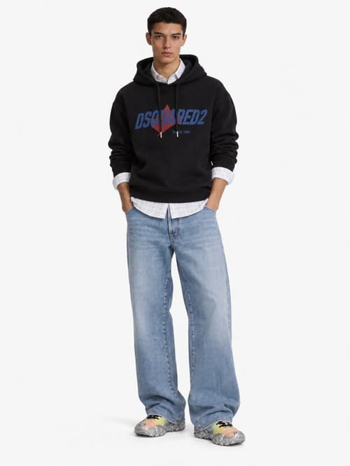 Dsquared2: Printed Hoodie