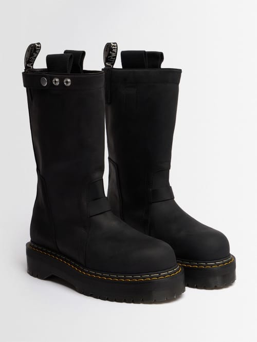 DR.MARTENS X RICK OWENS: 四轮底皮革靴子