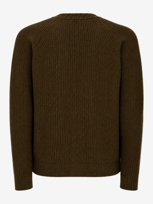 CRUNA: Regular fit V-neck Long sleeved Button