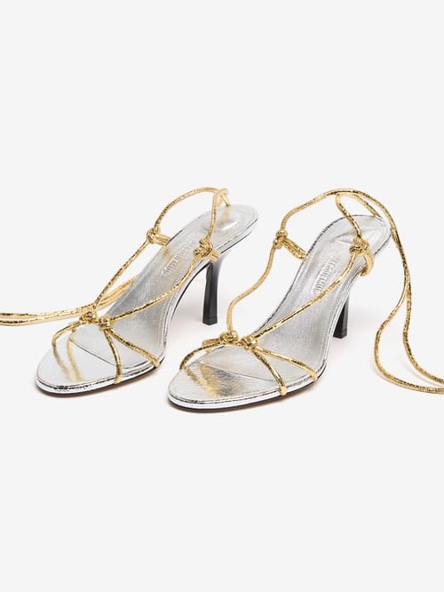 Jacquemus: Sandales Tourni en cuir d'agneau