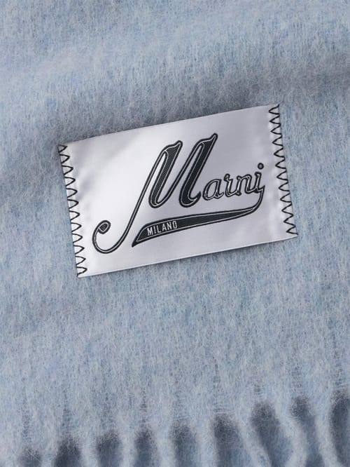 Marni: Sciarpa in alpaca spazzolata