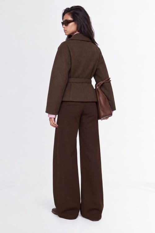 Lemaire: Short wrap coat
