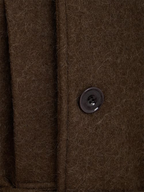 Lemaire: Short wrap coat