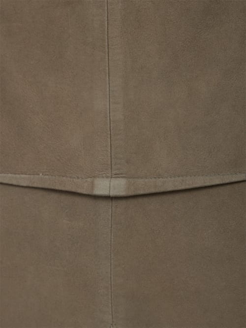 Rick Owens: Sliced leather skirt