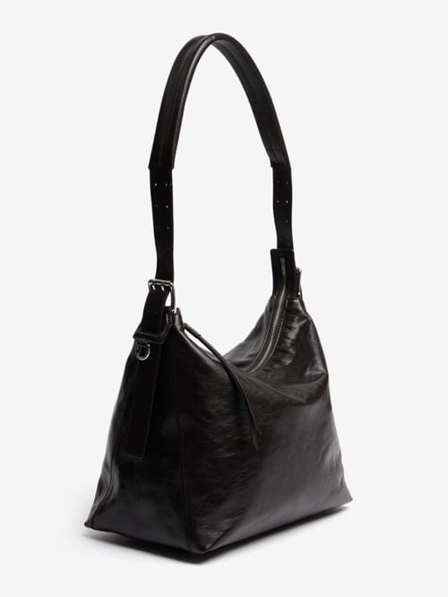 Lemaire: Small belted hobo bag