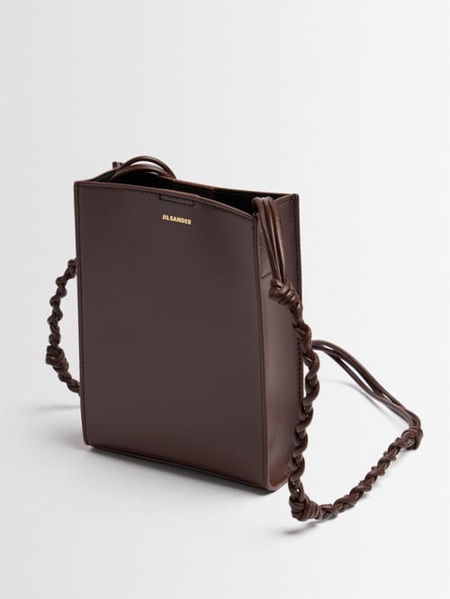 Jil Sander: Kleine Tangle Schultertasche aus Kalbsleder