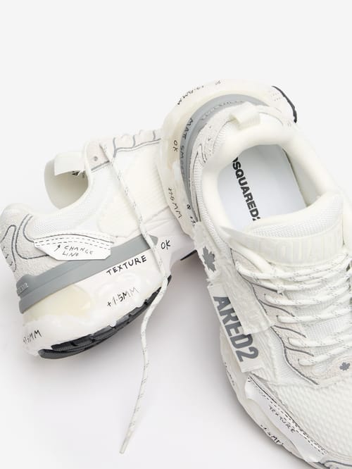 Dsquared2: Sneakers Faster in pelle