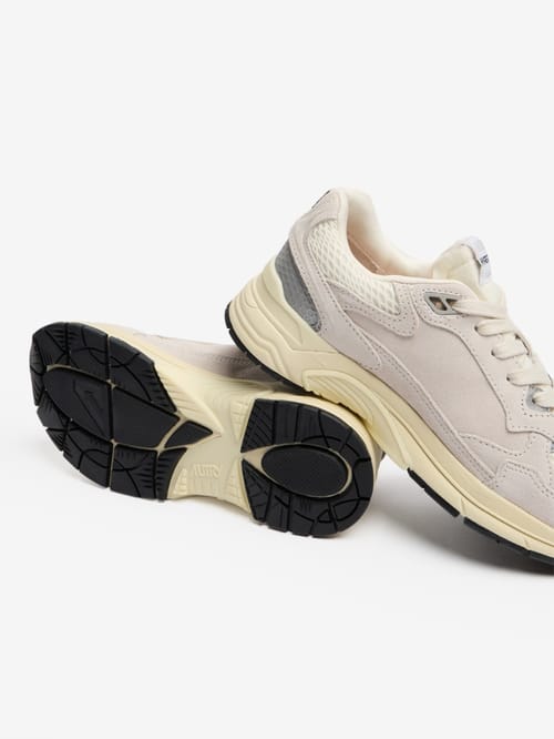 Autry: Baskets Hyperway Low en cuir de veau