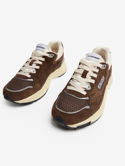 Autry: Baskets Hyperway Low en cuir de veau