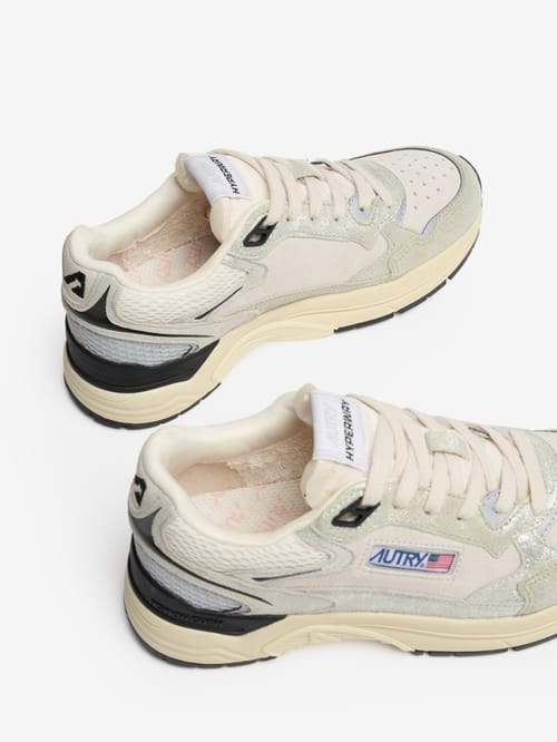 Autry: Baskets Hyperway Low en cuir de veau