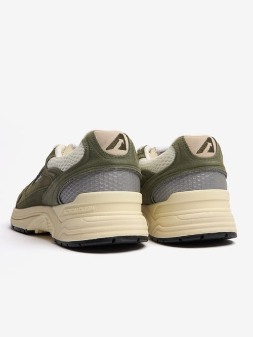 Autry: Nylon and leather sneakers Hyperway Low