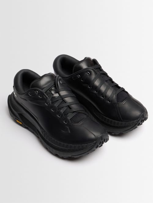 Hoka: Baskets Mafate X TP en cuir