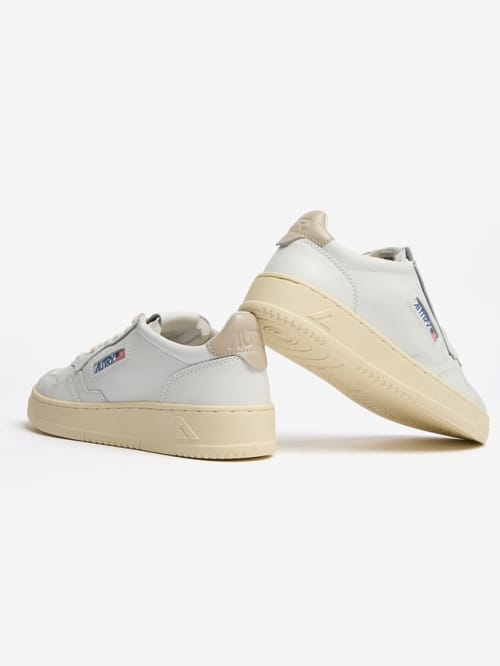 Autry: Baskets Medalist Low en cuir de vache