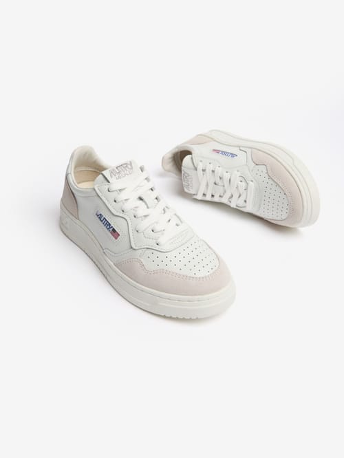 Autry: Baskets Medalist Low en cuir de vache
