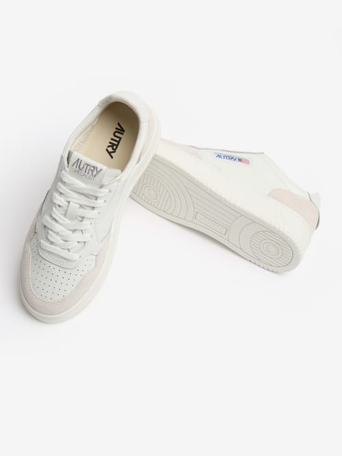 Autry: Baskets Medalist Low en cuir de vache