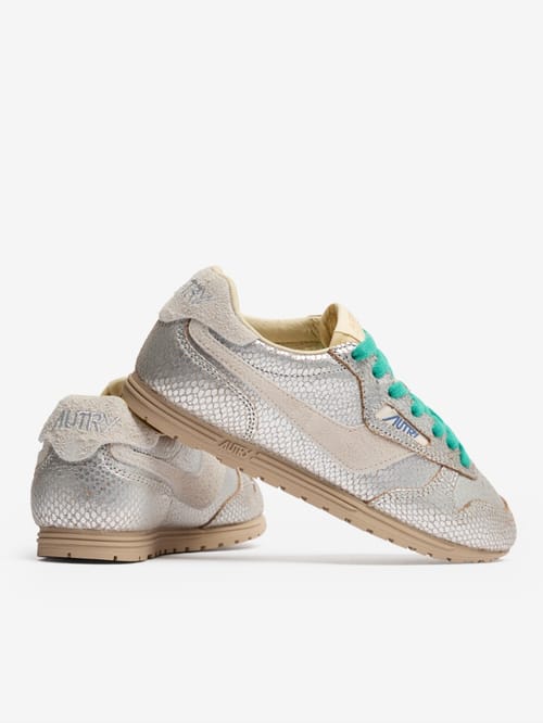 Autry: Baskets Windspin Low en cuir de veau