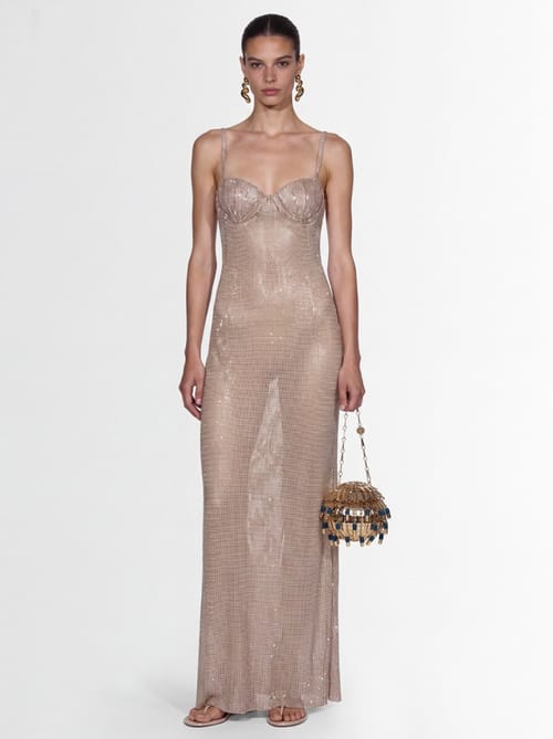 Giuseppe Di Morabito: Sparkling long dress