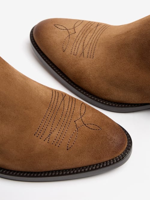 Buttero: Santomato calf suede ankle boots
