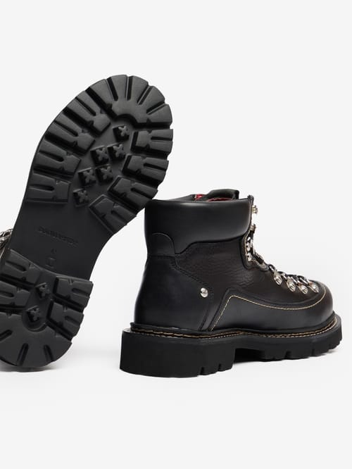 Dsquared2: Canadian leather hiking boots