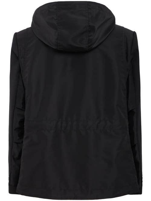Sacai: Suiting x Nylon Twill Jacket