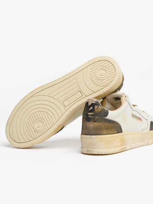 Autry: Super Vintage sneakers in nylon and leather