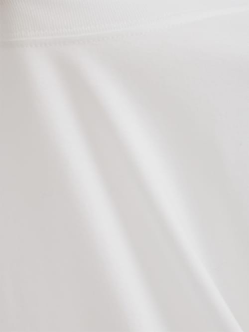 Jil Sander: Mock 领口方正宽松版型棉 T 恤