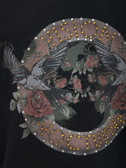 Bluemarble: Vision Nocturne boxy cotton t-shirt