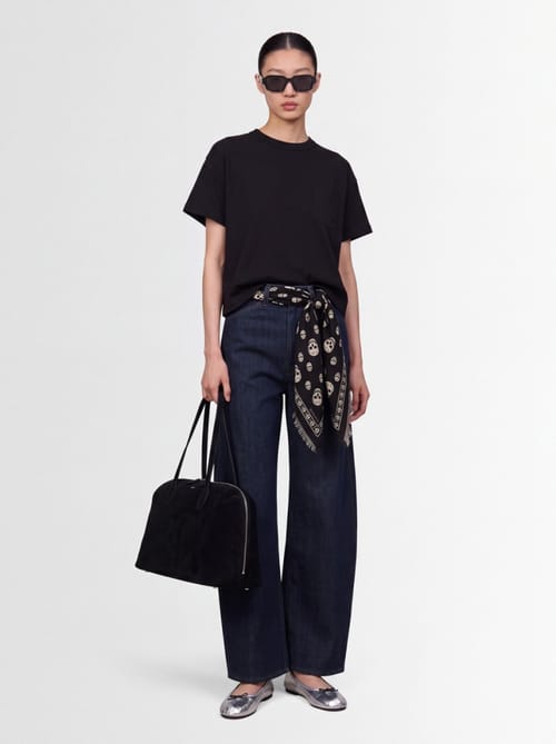 Sacai: 经典纯棉T恤