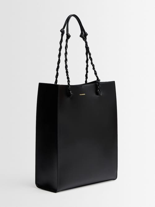 Jil Sander: Kalbleder Tangle Sack Umhängetasche