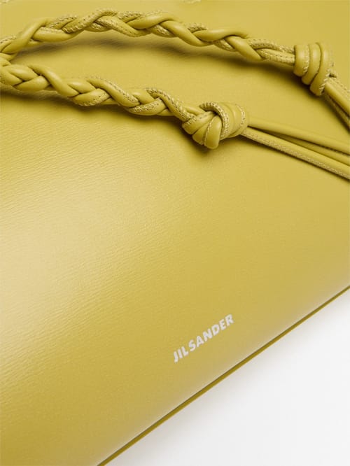 Jil Sander: Kalbsleder Tangle Tent Sacktasche