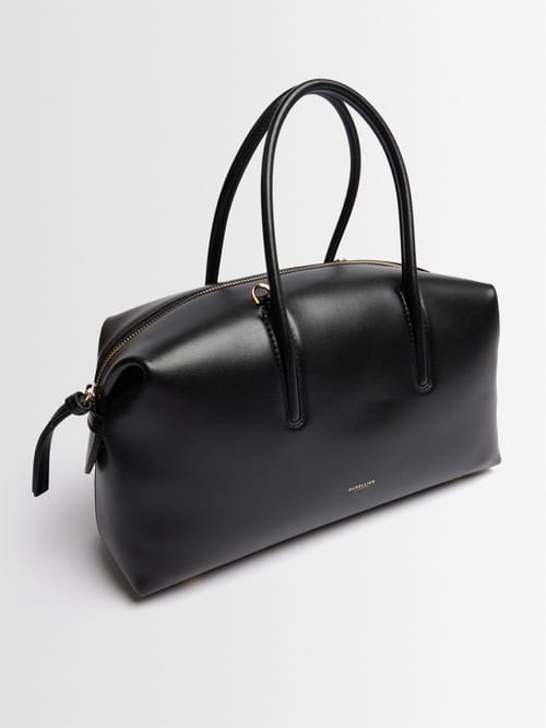 DeMellier: The Midi Stockholm grain leather top-handle bag