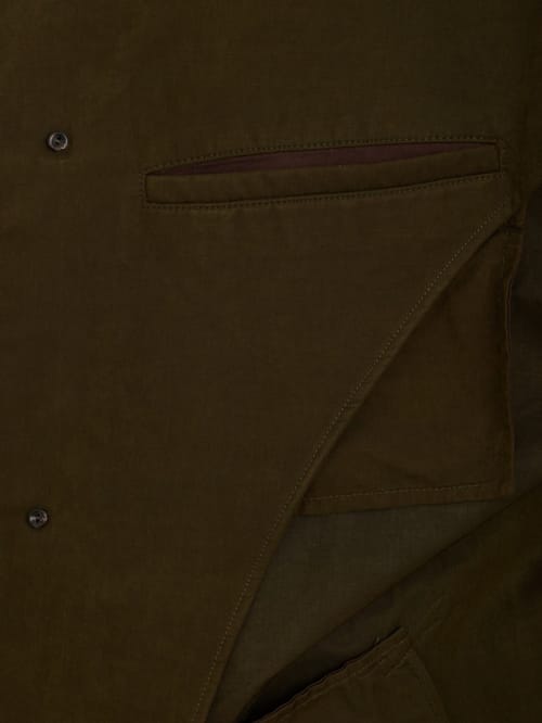 Bluemarble: Cotton blend funnel neck trench coat