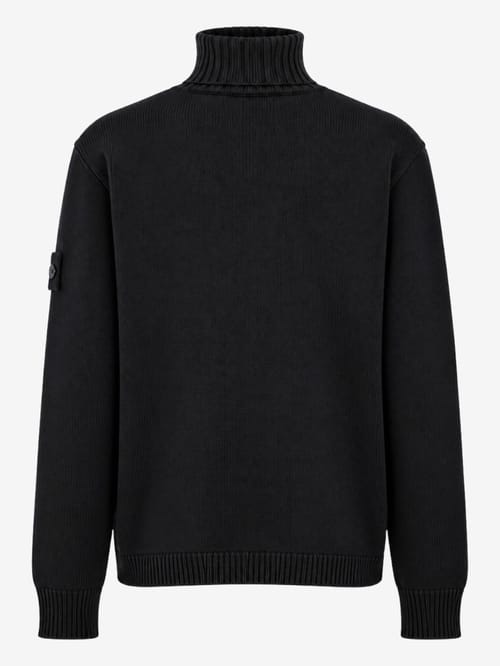 Stone Island: Turtle neck knit sweater