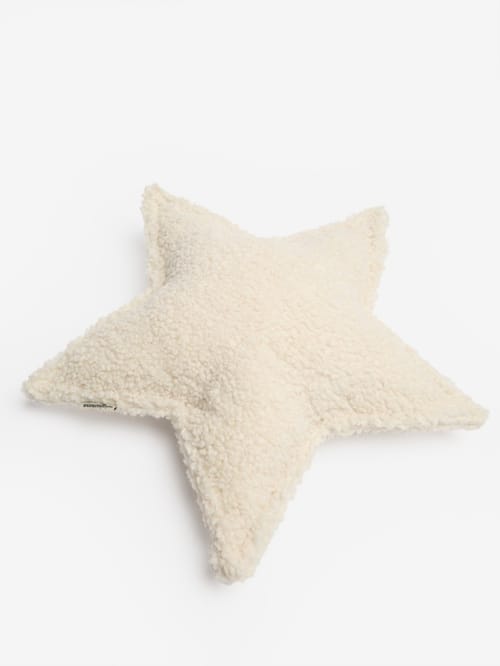 WIGIWAMA: Cuscino a stella effetto teddy