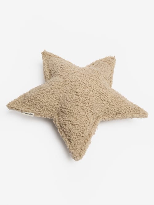 WIGIWAMA: Cuscino a stella effetto teddy