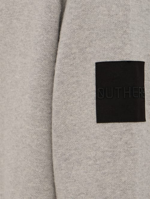 OUTHERE: Woodveil cotton blend crewneck sweater