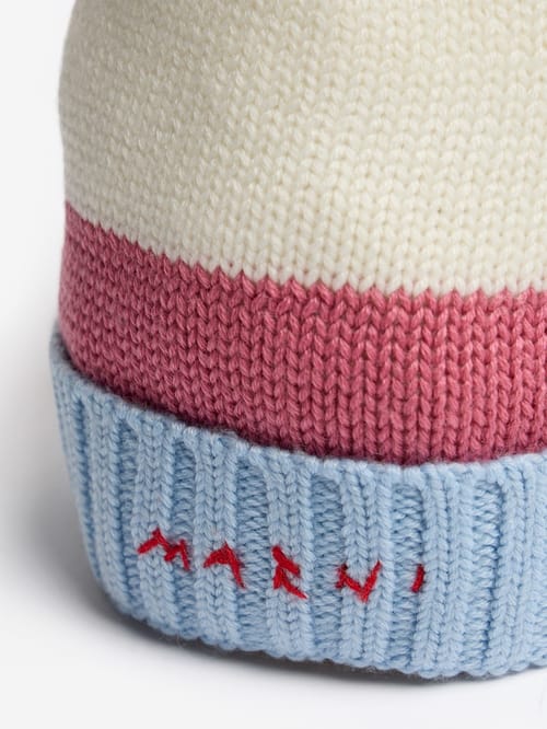 Marni Junior: Wool blend knit beanie