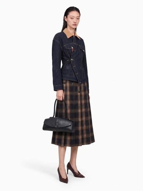 Dsquared2: Wrap Over Jean Jacket