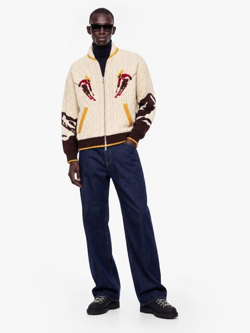 Dsquared2: Zipped Knit Kaban zip jacket