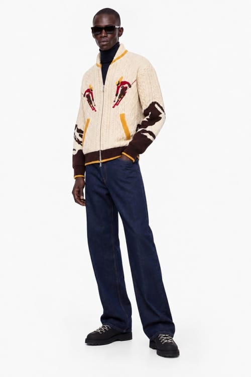 Dsquared2: Zipped Knit Kaban zip jacket
